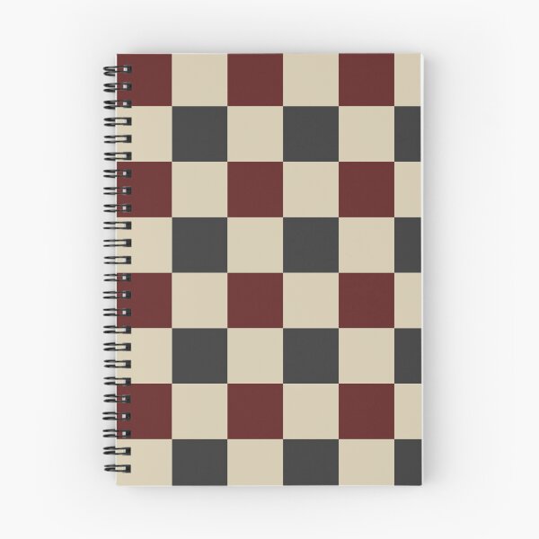 Item preview, Burgundy and soft black Checkered Pattern vintage style Plaid medium  designed and sold by DColourMuse.