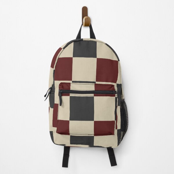 Item preview, Burgundy and soft black Checkered Pattern vintage style Plaid medium  designed and sold by DColourMuse.