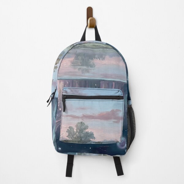 Item preview, Surreal Lake Reflection Hidden World Painting designed and sold by ArtAmbience.