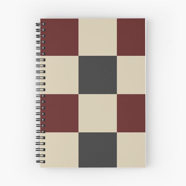 Item preview, Burgundy and soft black Checkered Pattern vintage style Plaid large designed and sold by DColourMuse.