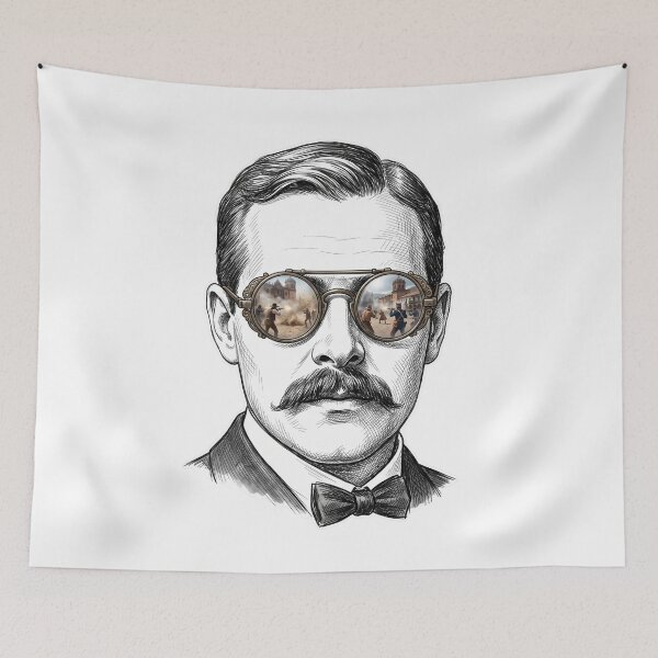 Item preview, The Sundance Kid Bolivian Shootout Shades Reflection designed and sold by Bad-Decisions-Designs.