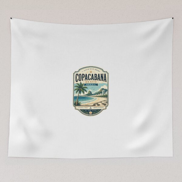 Item preview, Copacabana Beach Brazil Rio De Janeiro Travel Vacation Souvenir designed and sold by Simsimah26Parks.