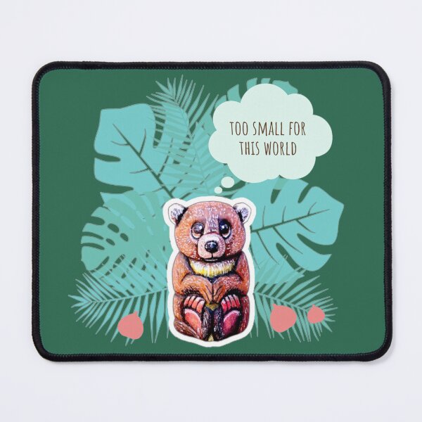Item preview, Small Baby Olinguito in the Forest - Too small for this world designed and sold by TurquoiseChicken.