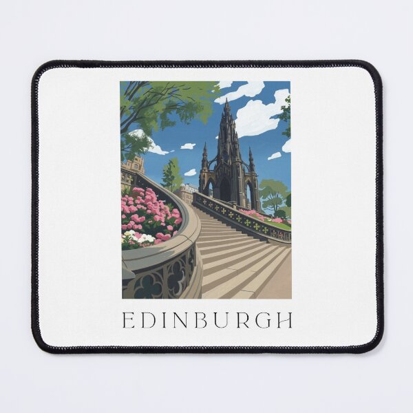 Item preview, Whispers Beneath Gothic Spires: A Dreamy Walk in Princes Street Gardens designed and sold by S-and-W-4ever.