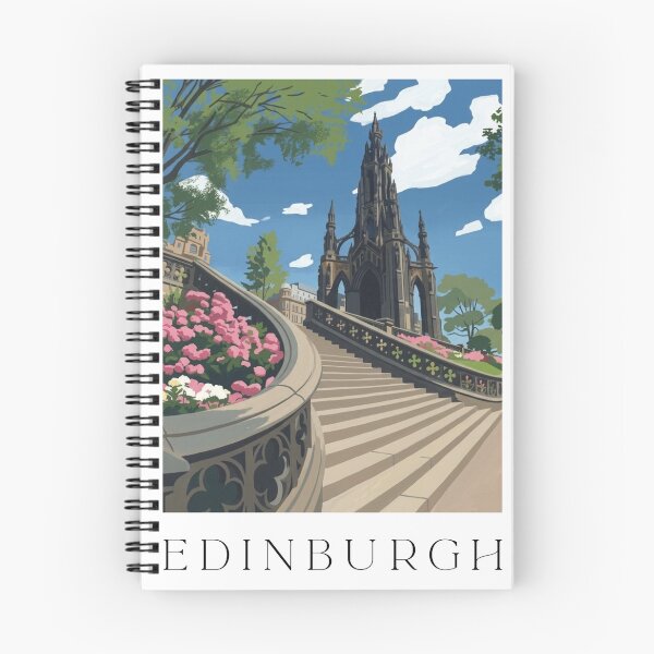Item preview, Whispers Beneath Gothic Spires: A Dreamy Walk in Princes Street Gardens designed and sold by S-and-W-4ever.