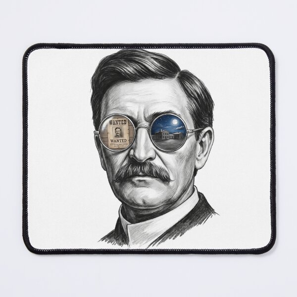 Item preview, Pat Garrett Wanted Poster Shades Reflection designed and sold by Bad-Decisions-Designs.
