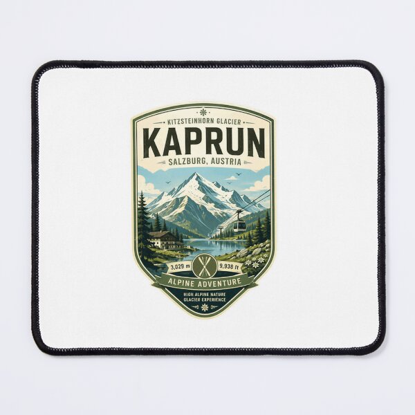 Item preview, Kitzsteinhorn Glacier Kaprun Salzburg Austria Alpine Adventure Mountain Travel Explorer designed and sold by Simsimah26Parks.
