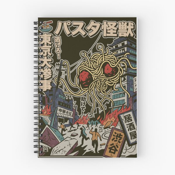 Item preview, Pasta Kaiju Attack designed and sold by OrangeCatTee.