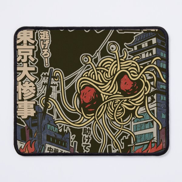 Item preview, Pasta Kaiju Attack designed and sold by OrangeCatTee.