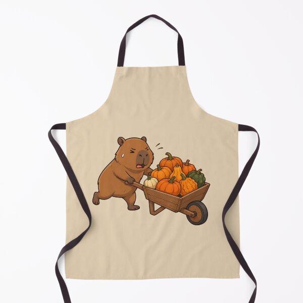 Item preview, Autumn Capybara Pumpkin Harvest designed and sold by Ivy-Triggs.