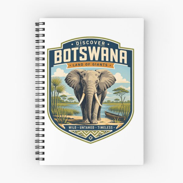 Item preview, Discover Botswana Land Of Giants Wild Untamed Timeless African Elephant Safari designed and sold by Simsimah26Parks.