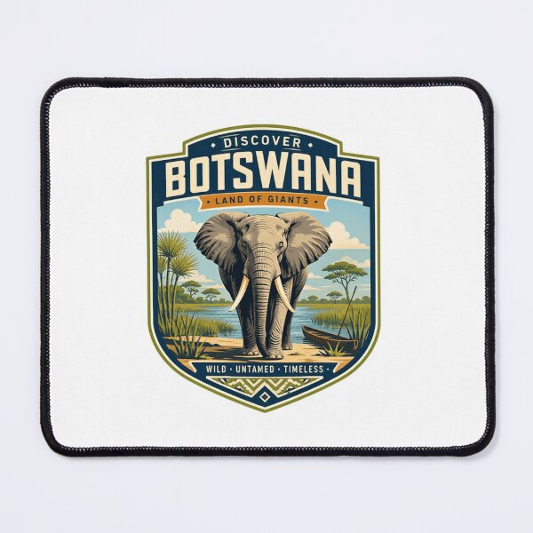 Item preview, Discover Botswana Land Of Giants Wild Untamed Timeless African Elephant Safari designed and sold by Simsimah26Parks.