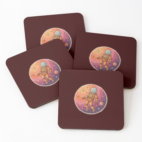 Item preview, Retro Astronaut Floating In Space – Vintage 70s Groovy Sunset Galaxy Design designed and sold by Eidos [][][] ~εἶδος~.