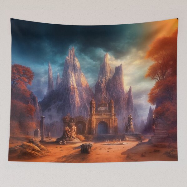 Item preview, Ancient Temple designed and sold by Korral.