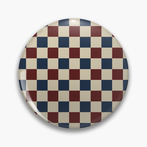 Item preview, Burgundy and deep navy Checkered Pattern vintage style Plaid small  designed and sold by DColourMuse.