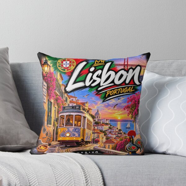 Artikelvorschau, Lissabon, Portugal – Bunte Straßenbahn 28 Reisedesign entworfen und verkauft von URBIVO.