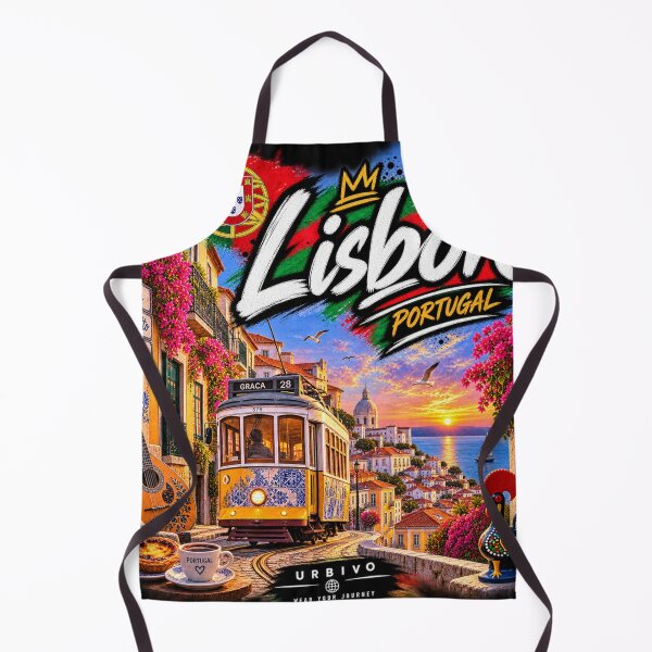 Item preview, Lisboa, Portugal – Diseño de viaje del colorido tranvía 28 designed and sold by URBIVO.