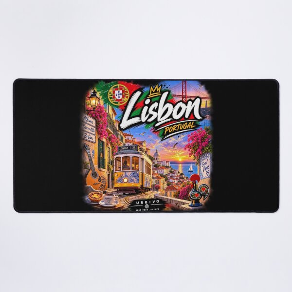 Item preview, Lisbon Portugal – Colorful Tram 28 Travel Design designed and sold by URBIVO.