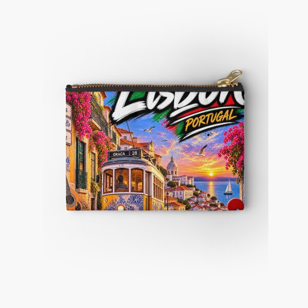Item preview, Lisbon Portugal – Colorful Tram 28 Travel Design designed and sold by URBIVO.