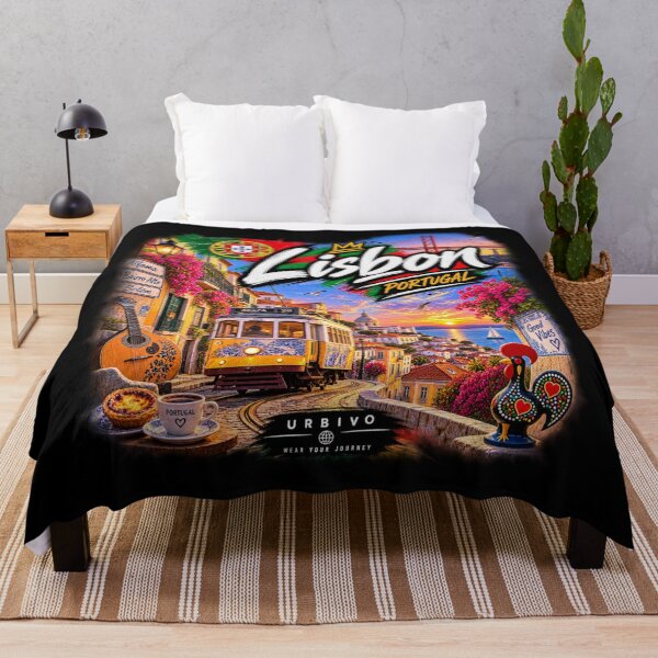 Item preview, Lisbon Portugal – Colorful Tram 28 Travel Design designed and sold by URBIVO.