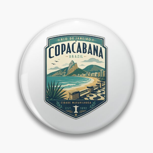 Item preview, Rio De Janeiro Copacabana Brazil Travel Vacation City Landmark designed and sold by Simsimah26Parks.