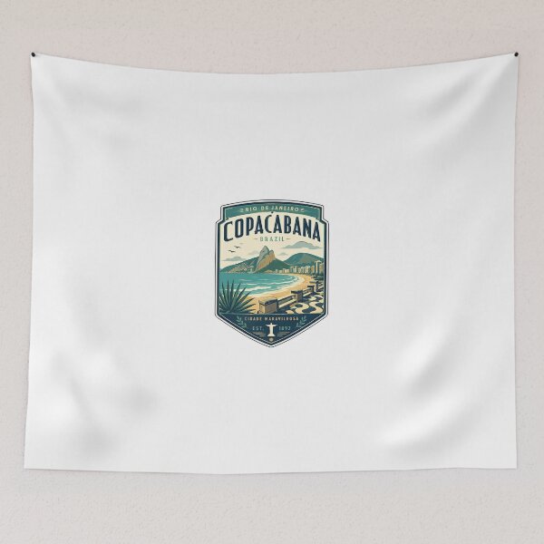 Item preview, Rio De Janeiro Copacabana Brazil Travel Vacation City Landmark designed and sold by Simsimah26Parks.