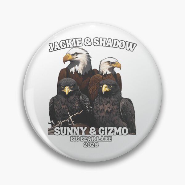 Item preview, Sunny \U0026 Gizmo Baby Bald Eagle Jackie And Shadow Big Bear Lake Eaglet designed and sold by CalvinVanAuken.