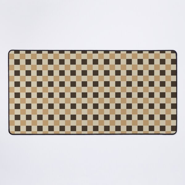 Item preview, Dark Brown Tan Checkered Pattern Rustic Autumn Plaid small designed and sold by DColourMuse.