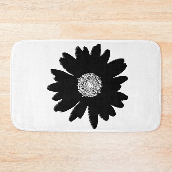Item preview, Vintage Black Daisy Flower Botanical Illustration designed and sold by lalatrash.