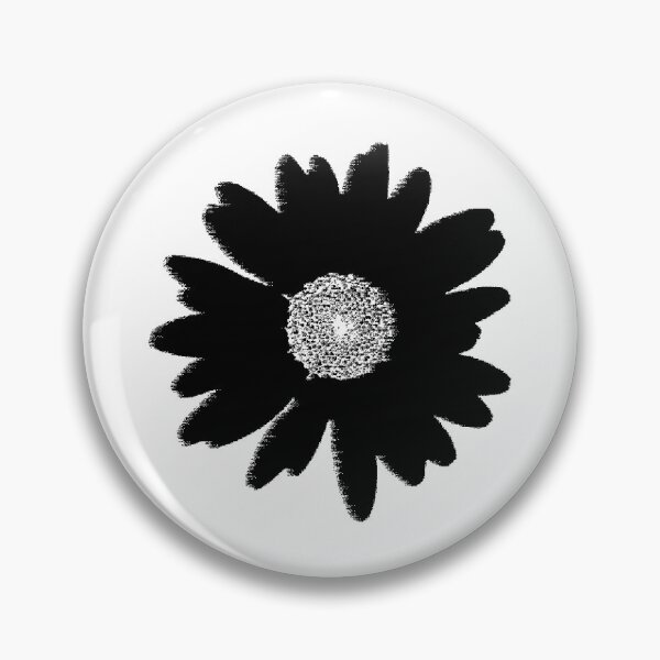 Item preview, Vintage Black Daisy Flower Botanical Illustration designed and sold by lalatrash.