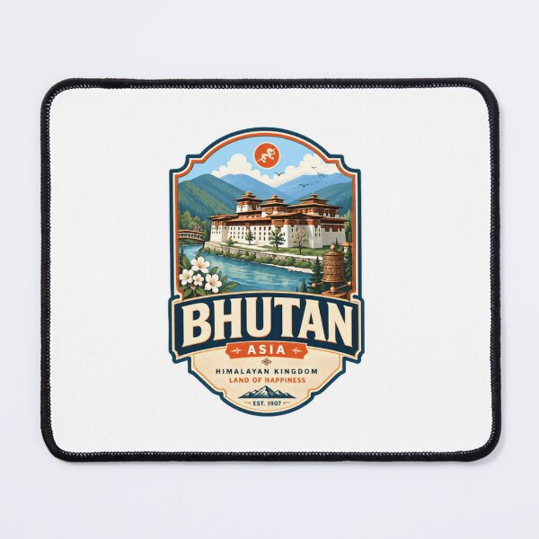 Item preview, Bhutan Asia Himalayan Kingdom Land Of Happiness Traveler Est. 1907 designed and sold by Simsimah26Parks.