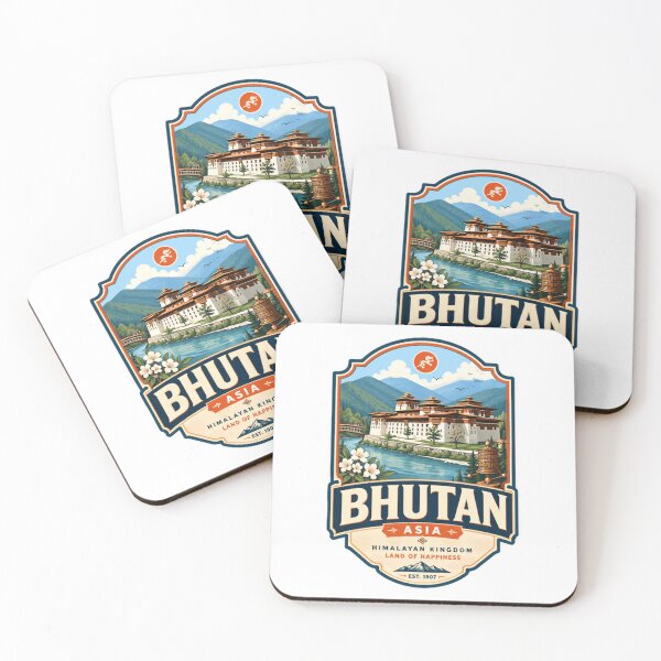 Item preview, Bhutan Asia Himalayan Kingdom Land Of Happiness Traveler Est. 1907 designed and sold by Simsimah26Parks.