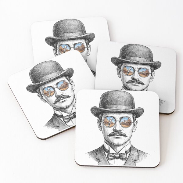 Item preview, Bat Masterson Iconic Cane Shades Reflection designed and sold by Bad-Decisions-Designs.