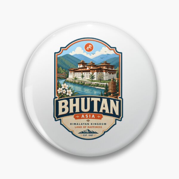 Item preview, Bhutan Asia Himalayan Kingdom Land Of Happiness Traveler Est. 1907 designed and sold by Simsimah26Parks.