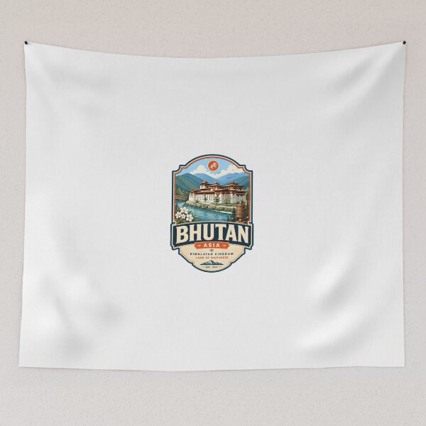 Item preview, Bhutan Asia Himalayan Kingdom Land Of Happiness Traveler Est. 1907 designed and sold by Simsimah26Parks.