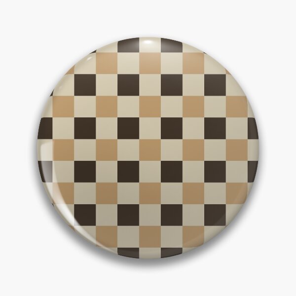 Item preview, Dark Brown Tan Checkered Pattern Rustic Autumn Plaid Medium designed and sold by DColourMuse.