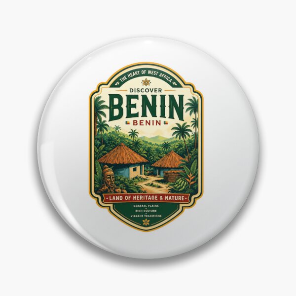 Item preview, Discover Benin The Heart Of West Africa Land Of Heritage & Nature African Culture Travel Beninese Souvenir designed and sold by Simsimah26Parks.