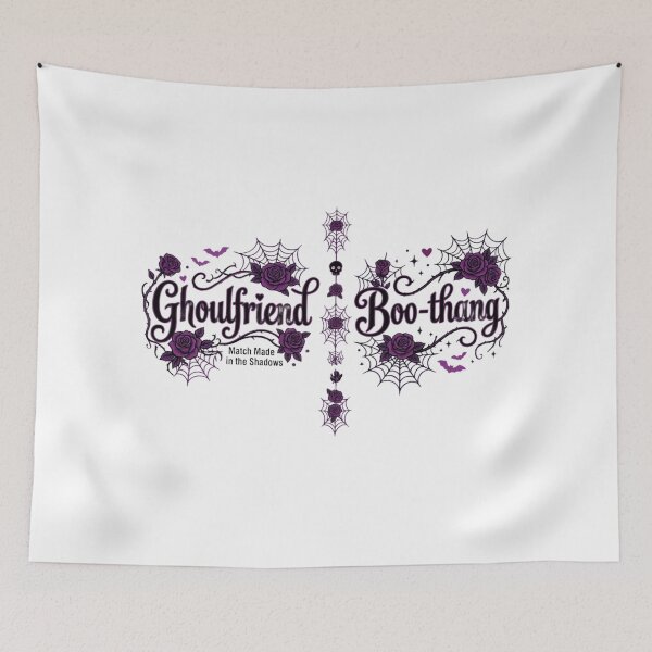 Item preview, Ghoulfriend Boo-Thang Halloween Couple Matching Gothic Romantic T-Shirt designed and sold by KreatoLab.