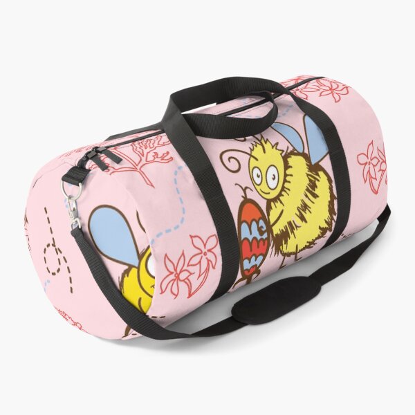 Item preview, Cute bee pattern with flowers designed and sold by Art99ThaiShop.