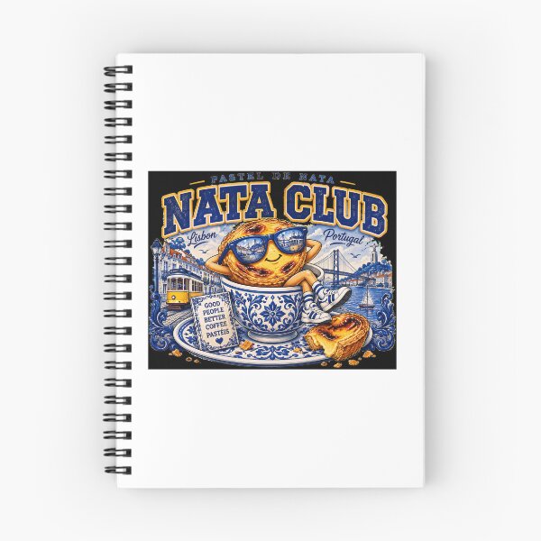 Item preview, Nata Club Portuguese Pastel de Nata designed and sold by FurryPrintLab-FurryPrintLabDesign.