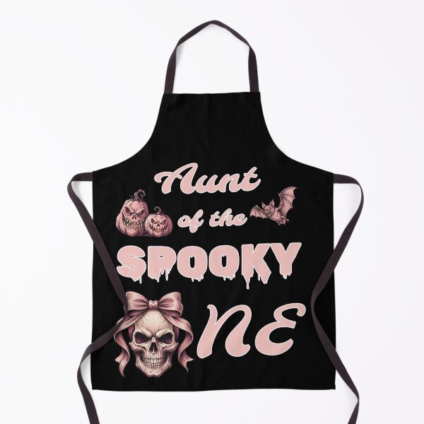 Item preview, Pinkoween Aunt of the Spooky One Pink Skull Bow designed and sold by MythicCotton.