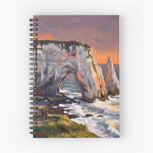 Item preview, Étretat Cliffs and Arch at Sunset designed and sold by RedPeaStudio.