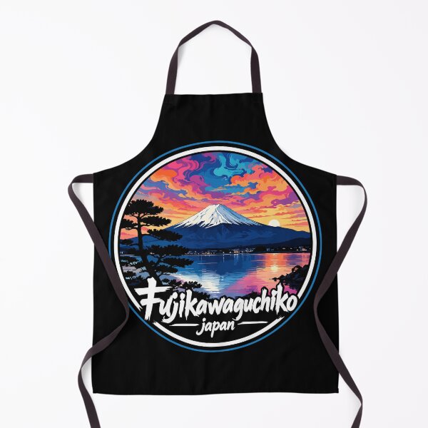 Item preview, Fujikawaguchiko Japan Trippy Art Travel designed and sold by TomFrontierArt.