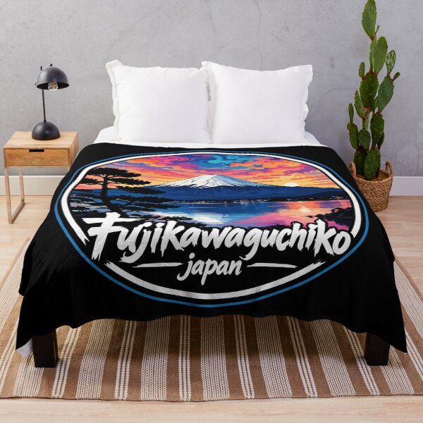 Item preview, Fujikawaguchiko Japan Trippy Art Travel designed and sold by TomFrontierArt.