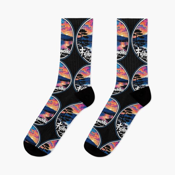Item preview, Fujikawaguchiko Japan Trippy Art Travel designed and sold by TomFrontierArt.