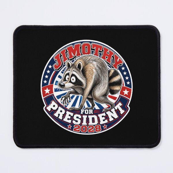 Item preview, Jimothy for President 2028 Raccoon Campaign Parody designed and sold by Wilcox PhotoArt.