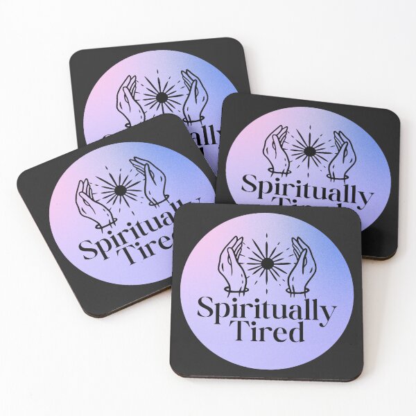 Item preview, Spiritually Tired Funny Spiritual Quote designed and sold by jianina-alondra.