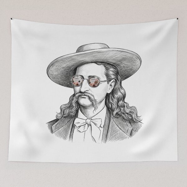 Item preview, Wild Bill Hickok Dead Mans Hand Shades Reflection designed and sold by Bad-Decisions-Designs.