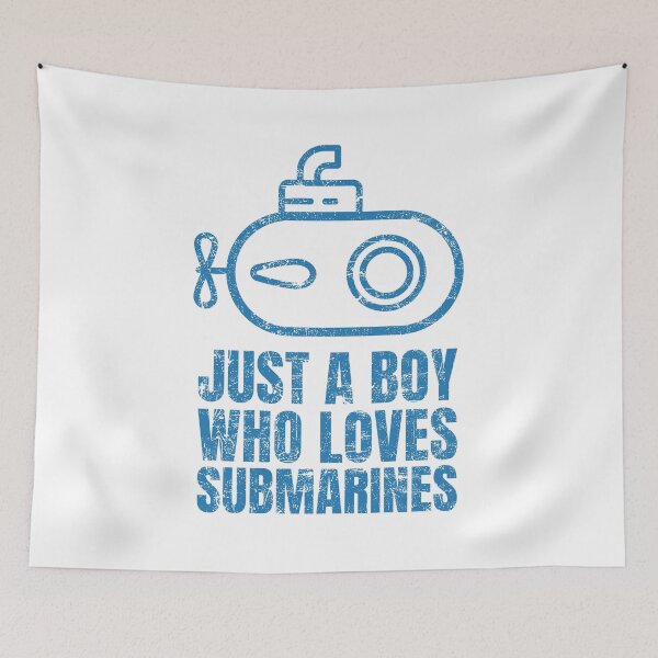 Item preview, Just A Boy Who Loves Submarines designed and sold by chaaval.