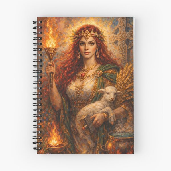 Item preview, Brigid – Celtic Goddess of Light Painting designed and sold by GalleryKauffeld.